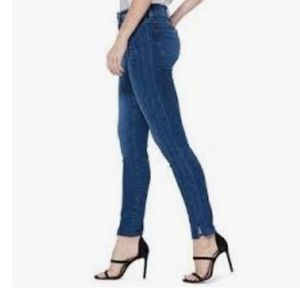 Paige Hoxton Ankle Karlos Raw Hem Side Slit Mid-Rise Jeans Sz 26